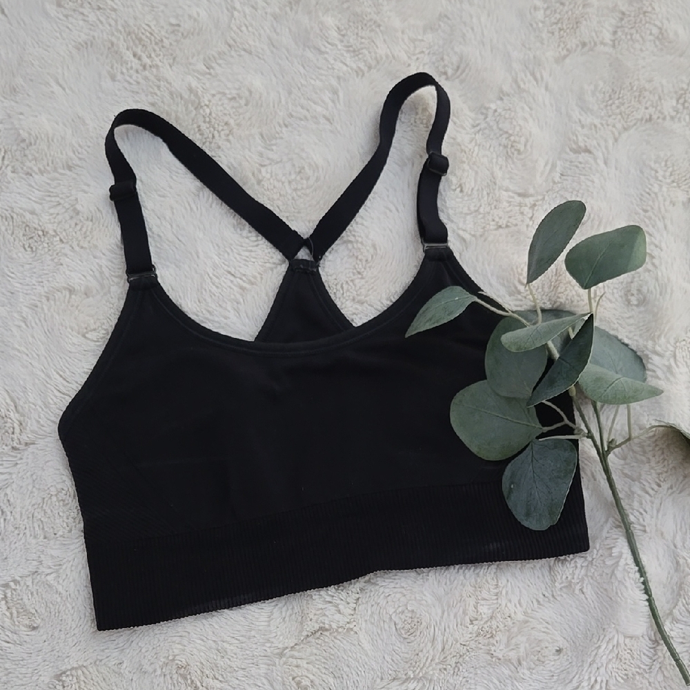 🔥 2/$16 All In Motion Black Sports Bra